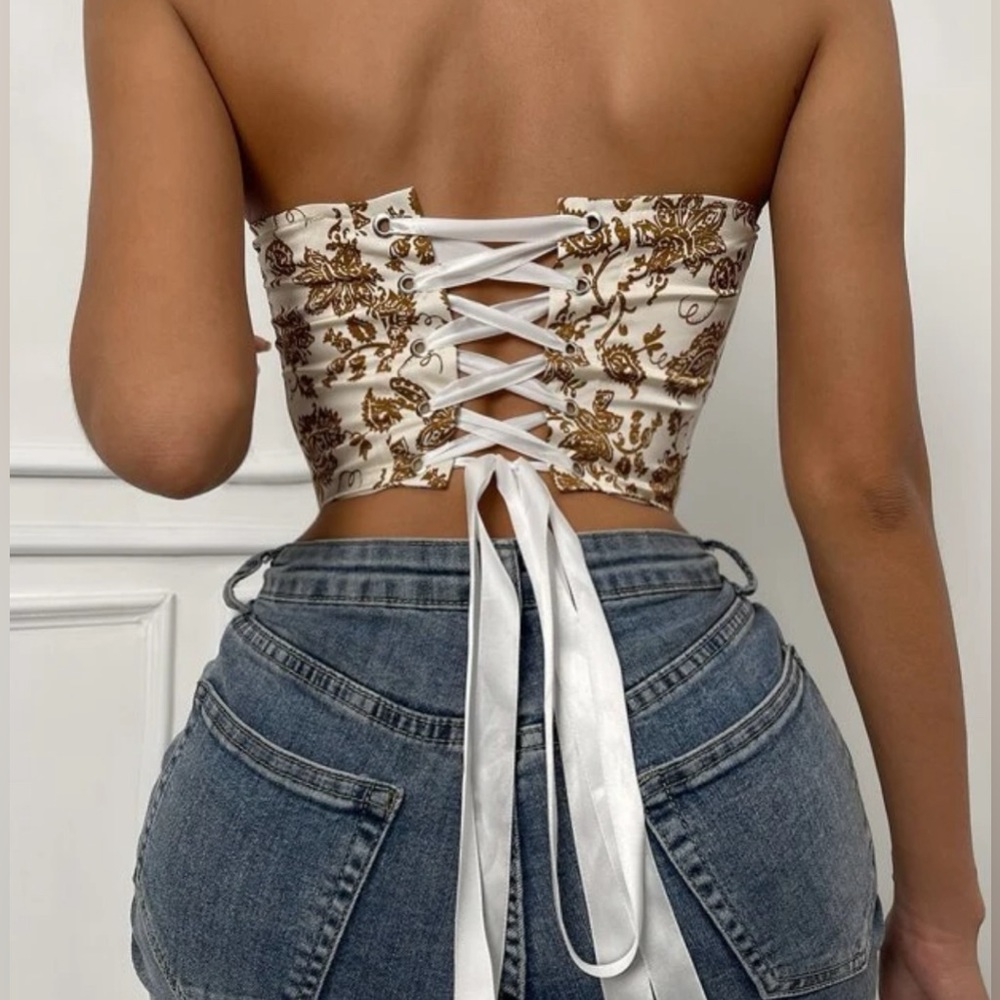 Strapless Corset Top - Picture 2 of 6